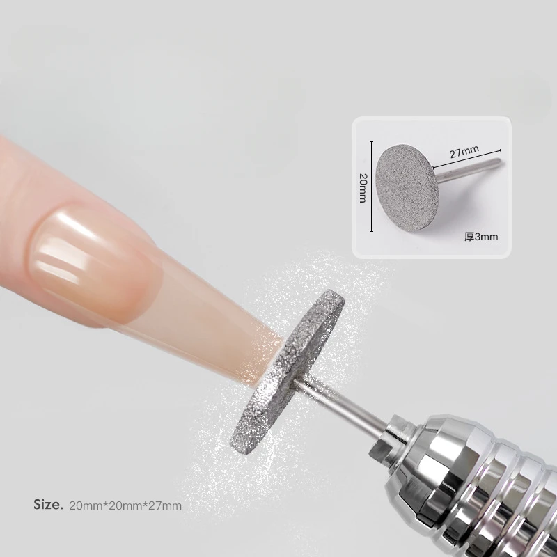 Portable ManicureTool Flying Saucer Disc Grinding Head  Grinder Cuticle Cutter ArtToolsNailPolishing Bits Nail Drill Accessories