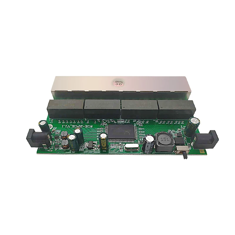 Realtek Chipset Reverse POE Switch PCB board  8 Port 10/100/1000M Ethernet Reverse RPOE Switch Support Vlan