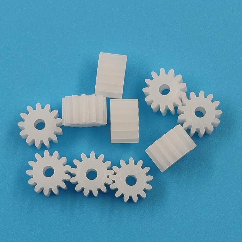 132A / 132.5A  0.5M Gear 2mm Tight 13 Teeth POM Plastic Gear Motor Parts Toy Accessories 10pcs/lot