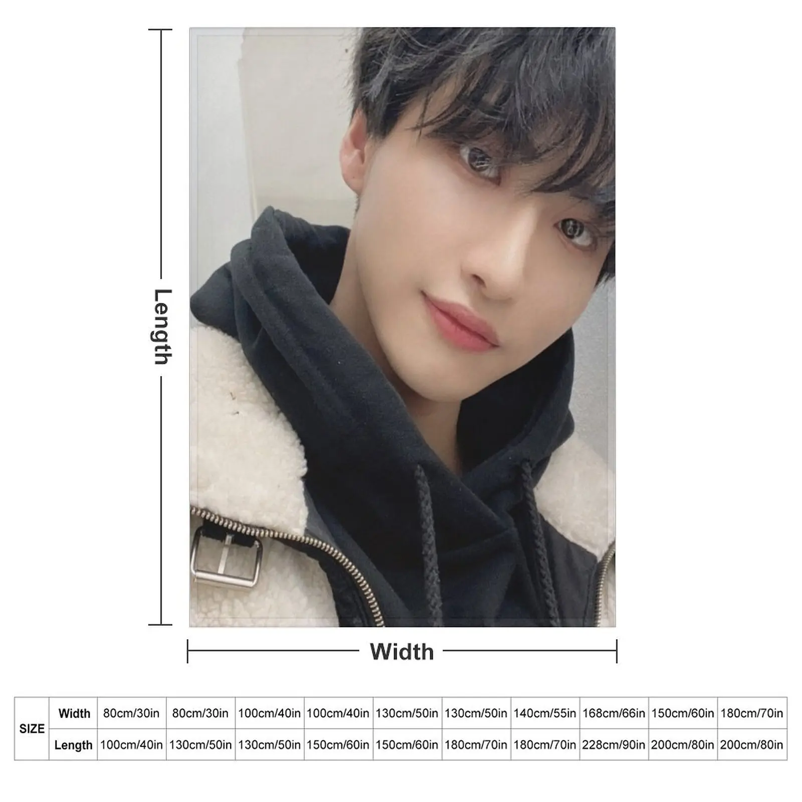 ATEEZ Seonghwa Throw Blanket manga Summer Blankets