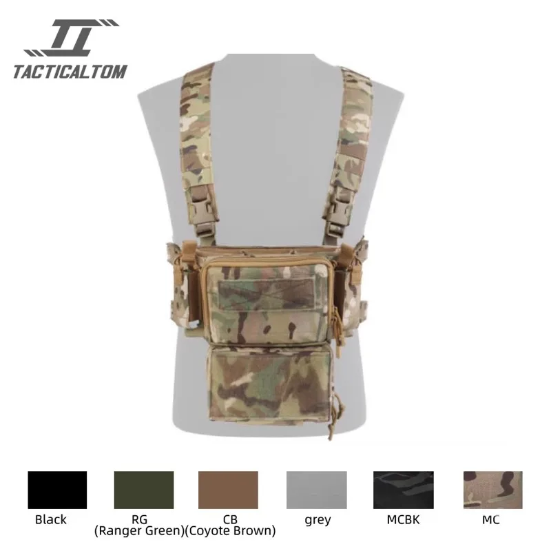 Tactical Tactical Molle Vest, Chest Hanging, D3, CRM, Combat Vest, Reconnaissance, MOLLE Equipment, 5.56