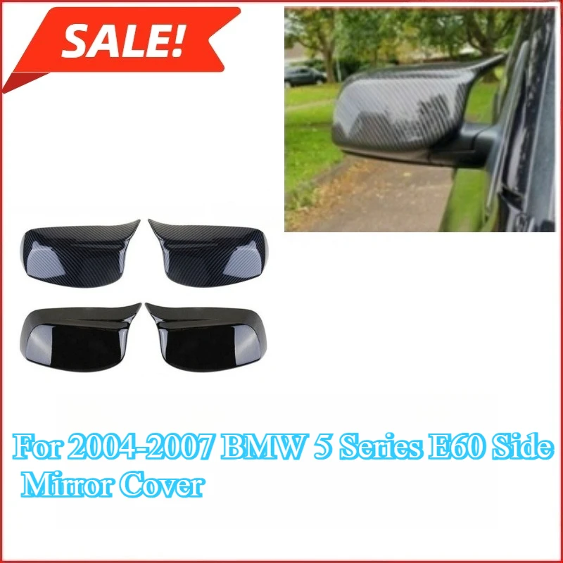 

For 2004-2007 BMW 5 Series E60 Side Mirror Cover Horn Style Housing Rearview Mirror Replacement Car Accessories OEM Upgrade