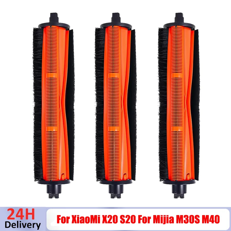 Accessories For XiaoMi X20+ X20 Plus S20+ For Mijia M30S M40 Omni 1S B116 Vacuum Part Anti-Tangle Cutting Hair  Roller Brush