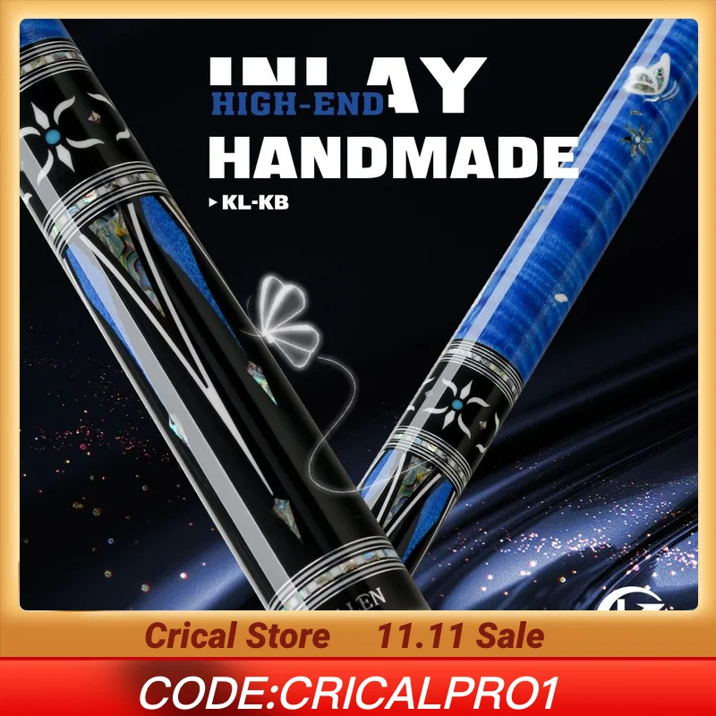 

KONLLEN Pool cue with 12.5mm Inlay billard cue Contains Carbon Tube Maple Shaft Professional Stick for Billiard Cue Stick