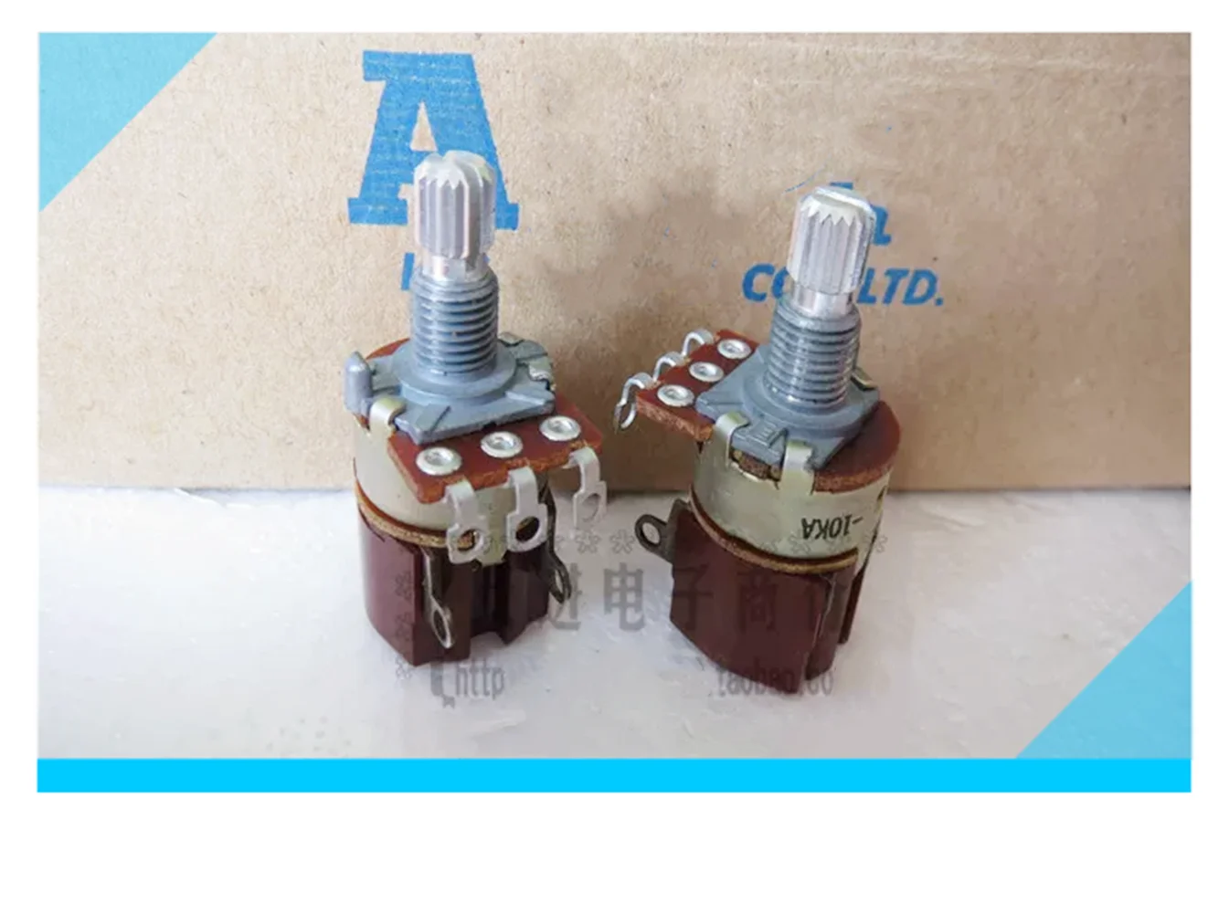 

Оригинальный новый 100% потенциометр 16 типа A10K с одной громкостью и самоблокирующимся переключателем, длина ручки 15 мм