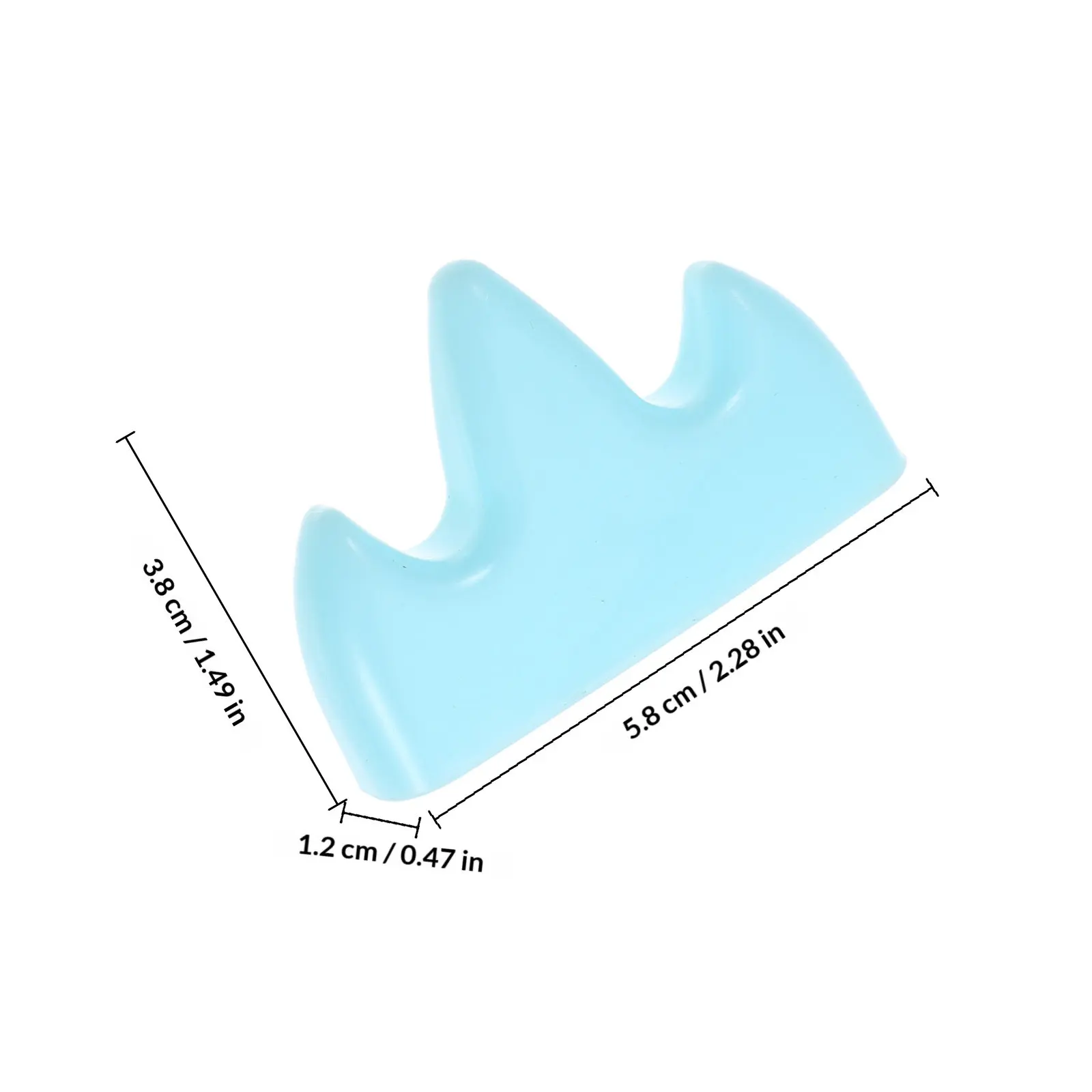10Pcs Mountain Shaped Plastic Calligraphy Pen Holder Brush Rest for Sumi Brushes Dip Pens Drawing Tools Desktop Organization