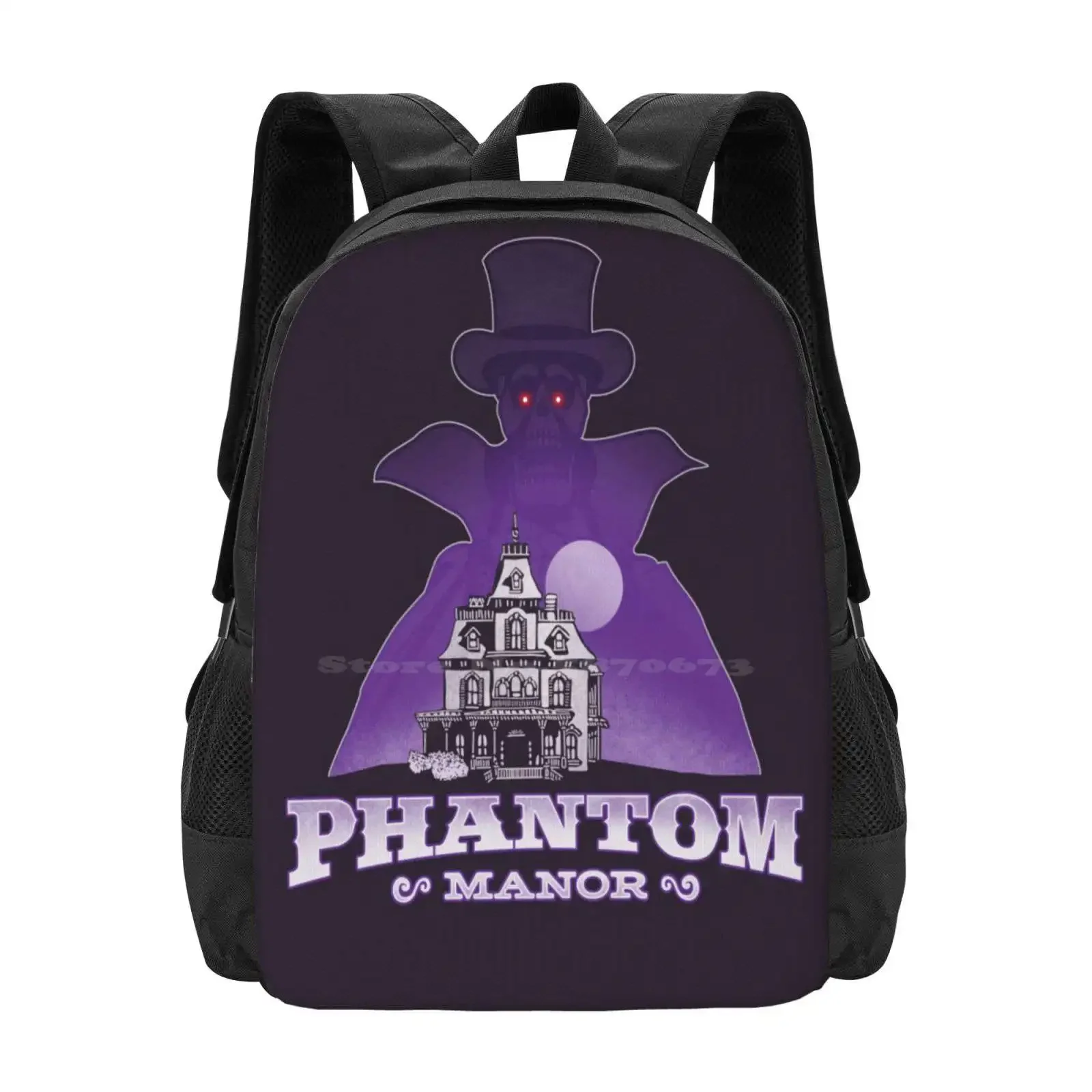 فانتوم مانور رائجة البيع حقيبة مدرسية على ظهره حقائب الموضة أشباح مخيف موضوع بارك ركوب قصر مخيف رعب الهالوين #1