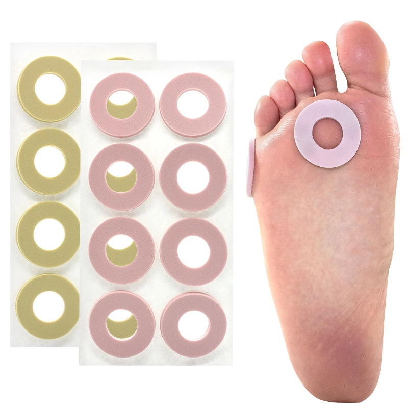 เท้า Anti-abrasion Protectors Pads Toe Protector โฟมรอบ Chicken EYE PATCH Foot Care เครื่องมือ