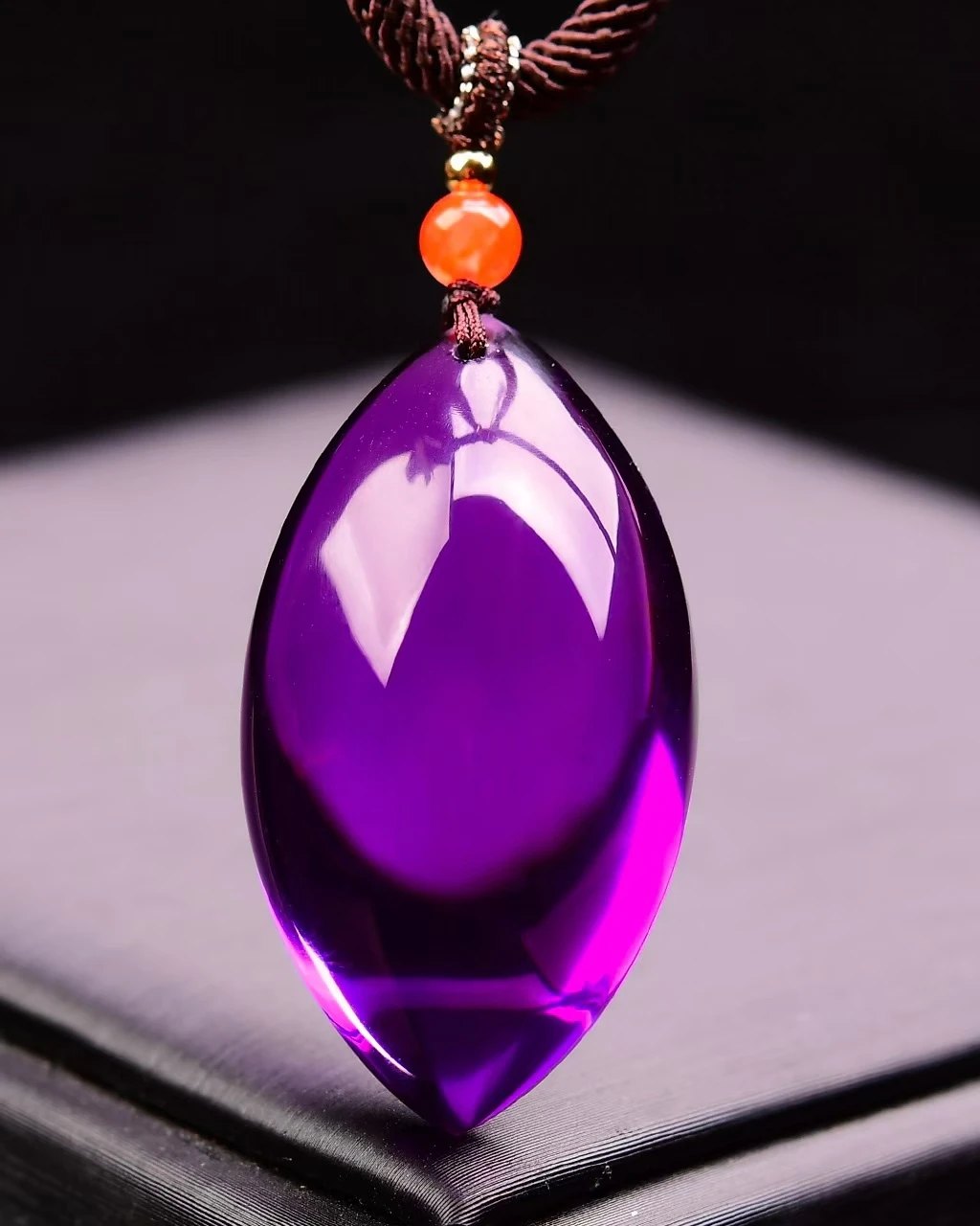 Natural Purple Amethyst Quartz Pendant 35*20*14mm Water Drop Amethyst Jewelry Beads Women Men Necklace Brazil AAAAAA