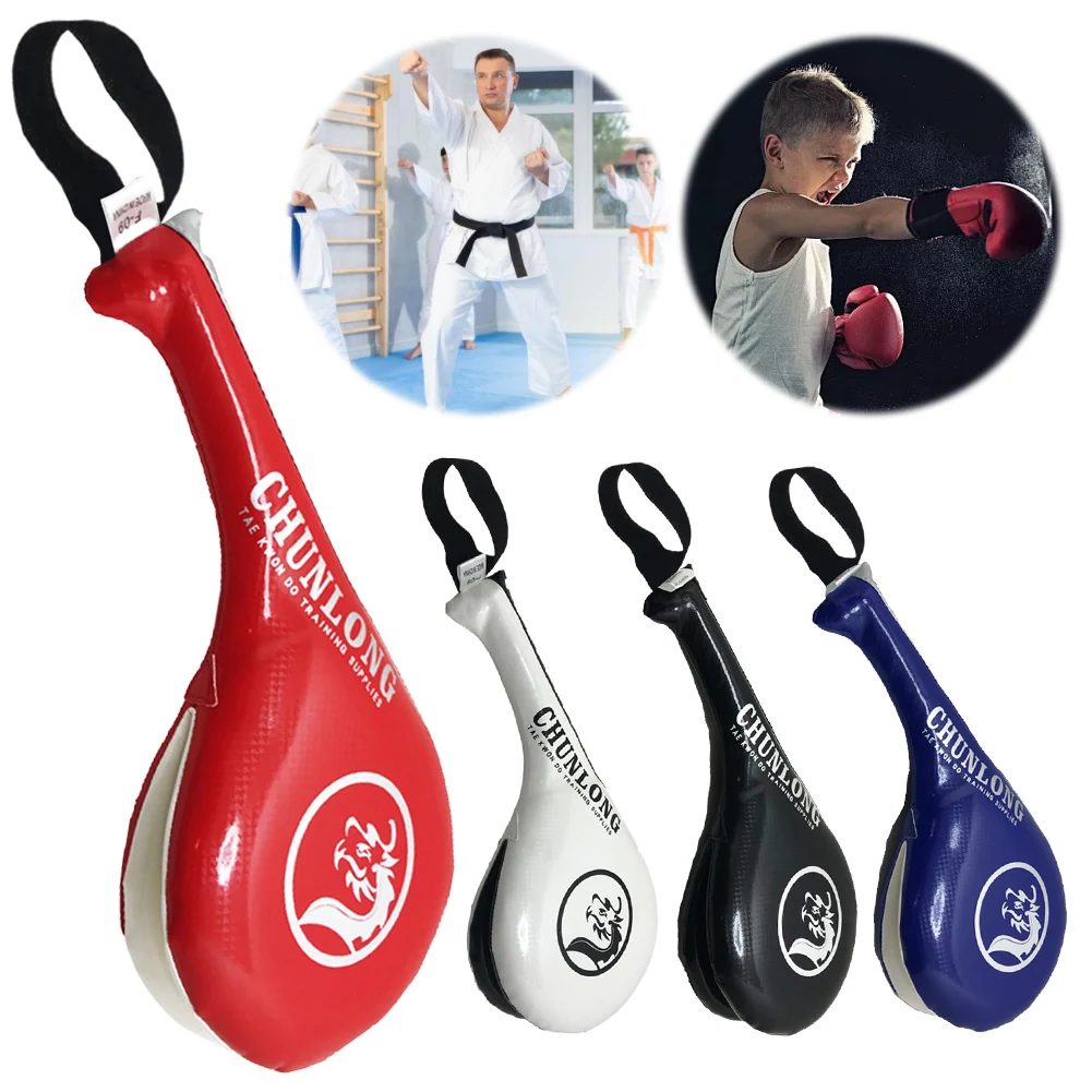 

Boxing Target Paddles Punching Paddles Double Side Punching Pads Non Slip Handle Foot Kicking Targets for Martial Arts Training