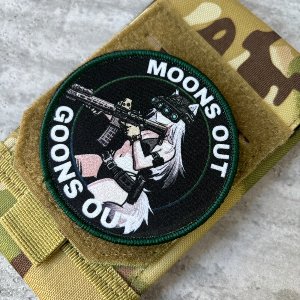 Parche Morale táctico Waifu visión nocturna Velcro – Airsoft - imagen 3