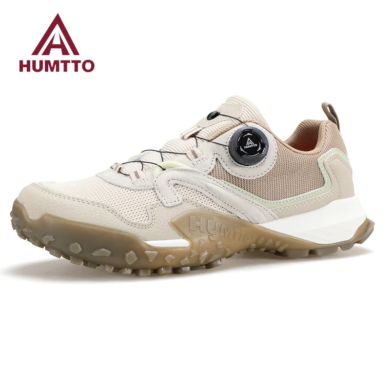 HUMTTO Breathable Trekking Shoes for Men Luxury Designer Men's Sneakers Anti-slip Sports Hiking Boots Summer Man Outdoor Sneaker