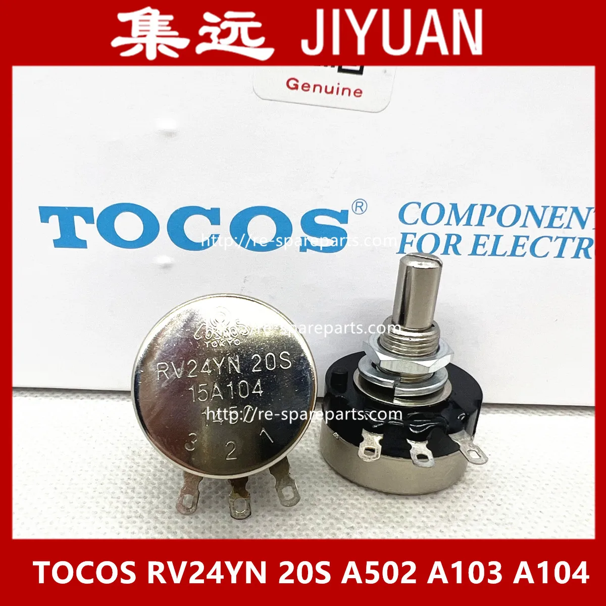

[BELLA] TOCOS RV24YN A104 A100K A103 A502 A10K A5K TOCOS potentiometer-10PCS/LOT