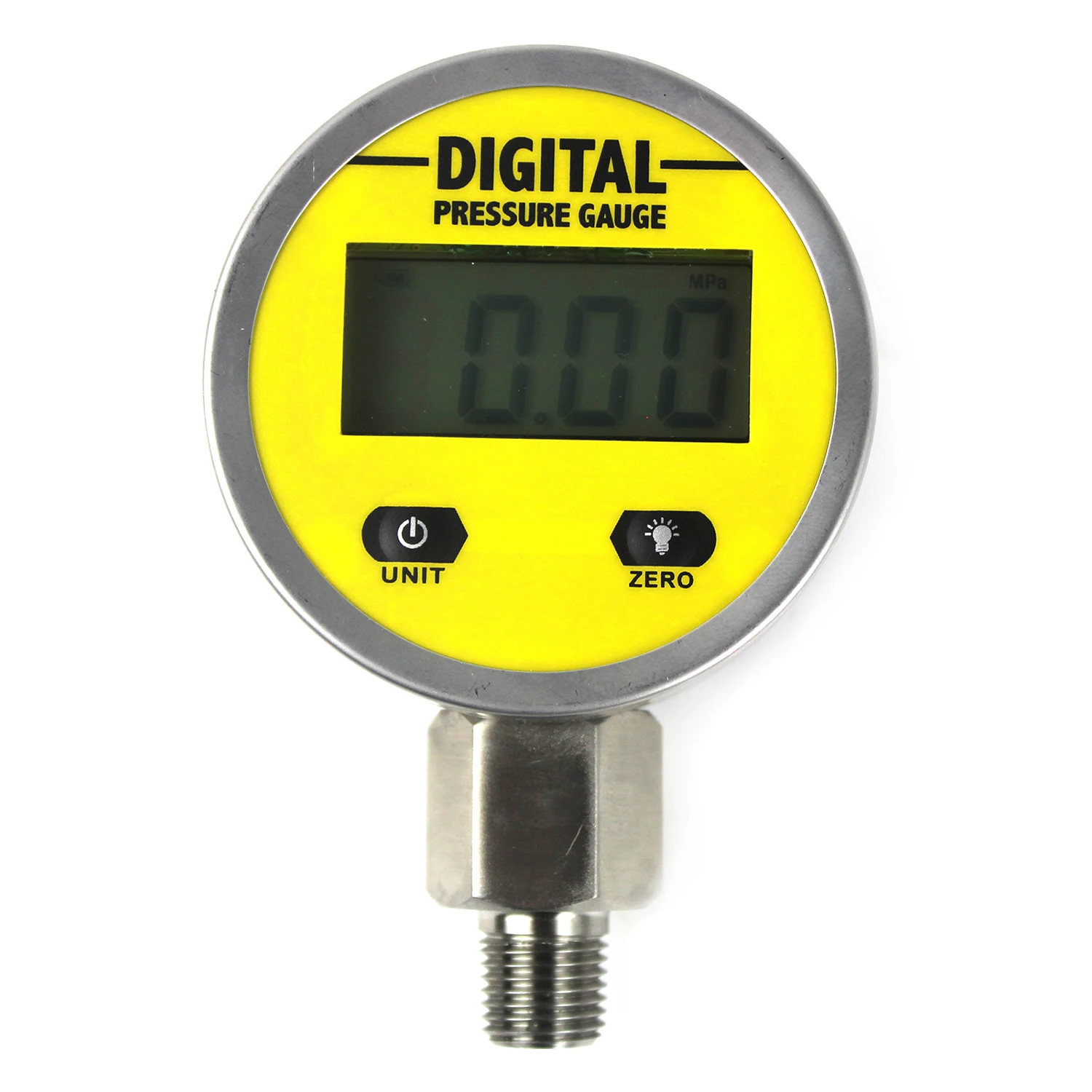 Digital Pressure Gauges Accuracy Hydraulic Air Gas Water Oil Pressure Gauge 0-25MPA 3600PSI w/ NPT1/4 G1/2 M10*1 Interface 1%FS