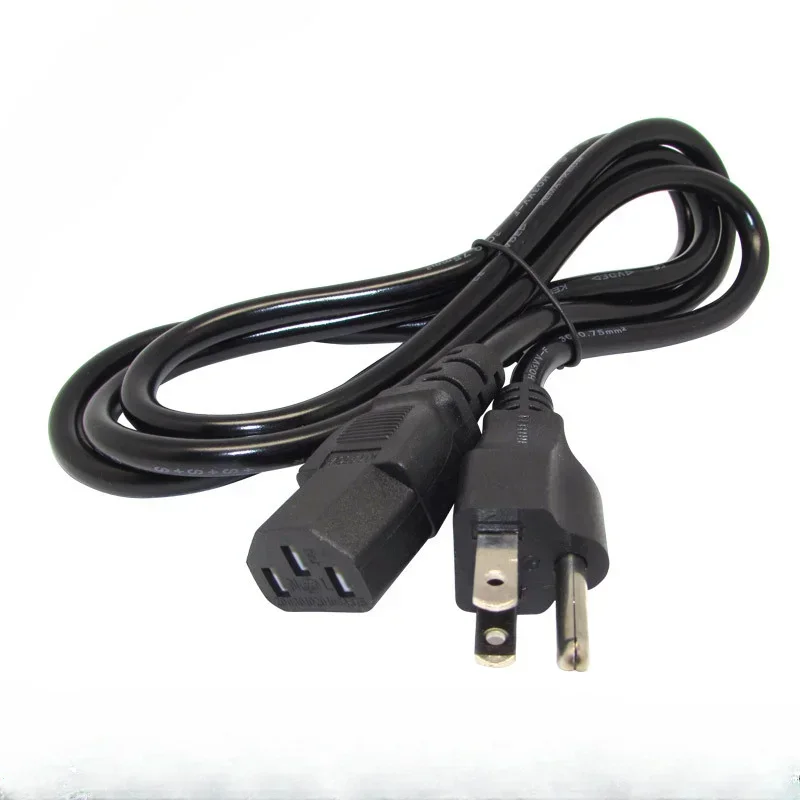 US Standard Plum Tail American Standard Computer Notebook Power Cord 1.5m 3*0.75 Copper Power Cable