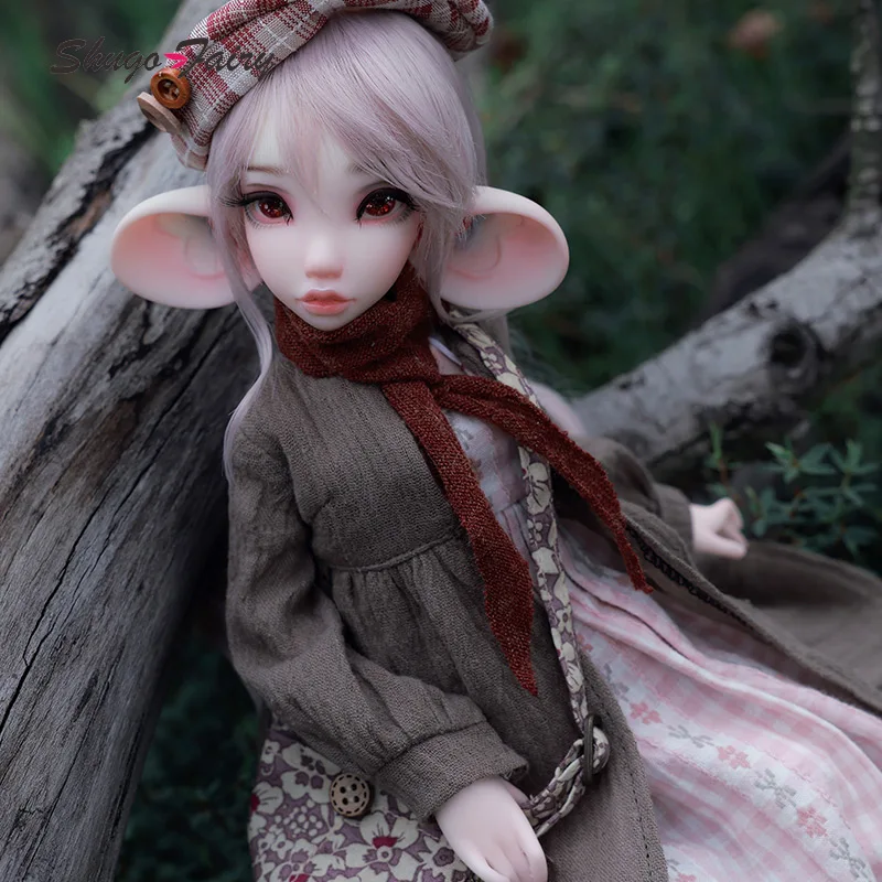 Pre-sale Shuga Fairy 1/4 Yudit Bjd Dolls - Fresh New Doll in Autumn and Winter,Featuring Big Eyes and Big Ears bjd doll bjd 1/4