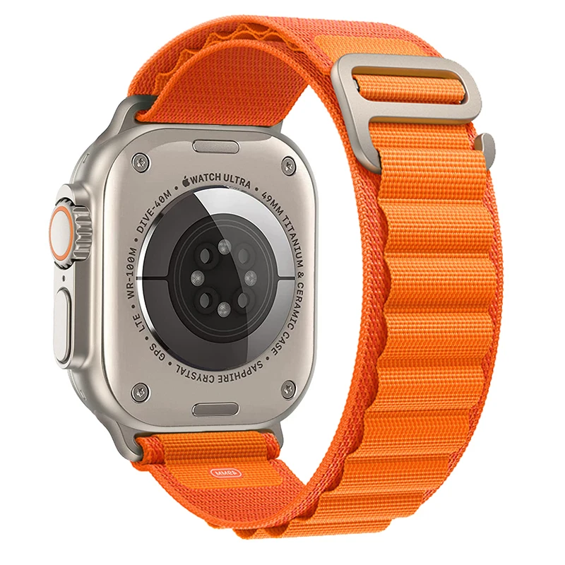 Alpine Loop Armband für Apple Watch Ultra 4 3 2 Band 49mm 45mm 44mm 40mm 41mm 46mm 42mm Armband iWatch Series 12 11 10 SE 9 8 7 6 – Detail 8