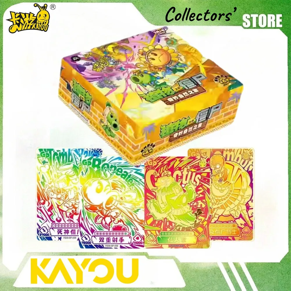 KAYOU Official Plants Vs.Zombies Card Wonderful Natural Journey Game Character Peripheral Cards Limited Edition Collection Gifts
