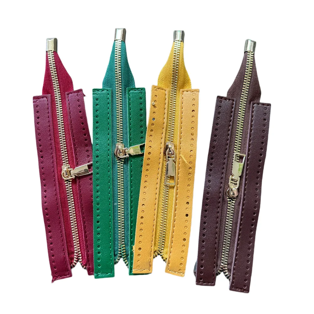 

3 шт. сумка ручной работы DIY на молнии 24/35 см из искусственной кожи с металлическими зубцами на молнии тканая сумка на молнии аксессуары на молнии