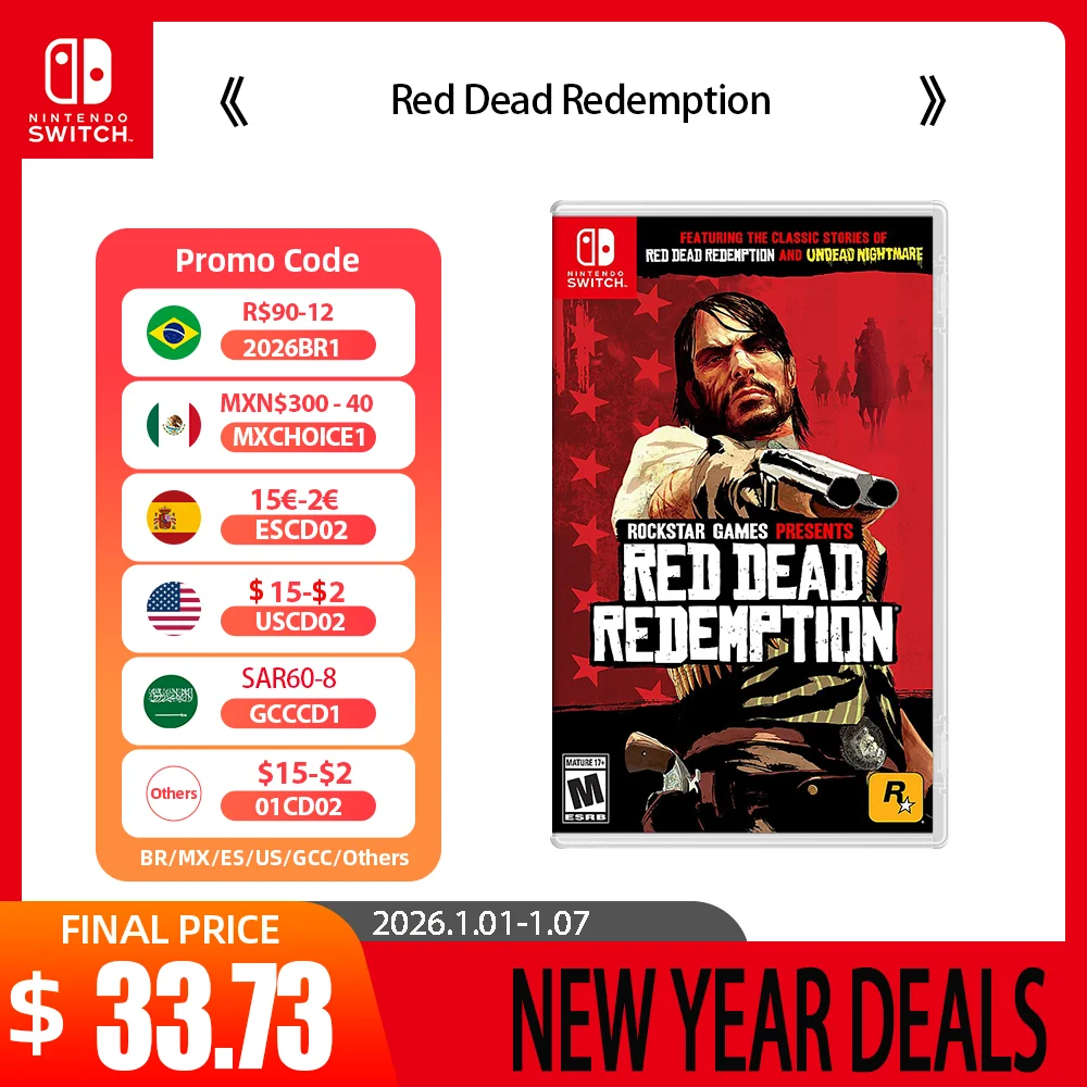 Nintendo Switch Game Deals - Red Dead Redemption - Games Cartridge