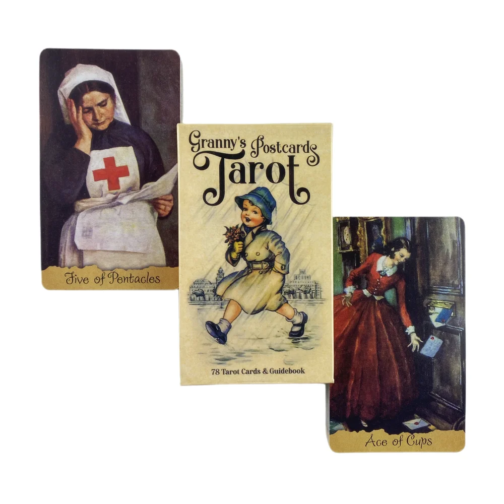 Granny Post Cards Tarot A 78 Oracle English Visions Divination Edition Borad Playing Games