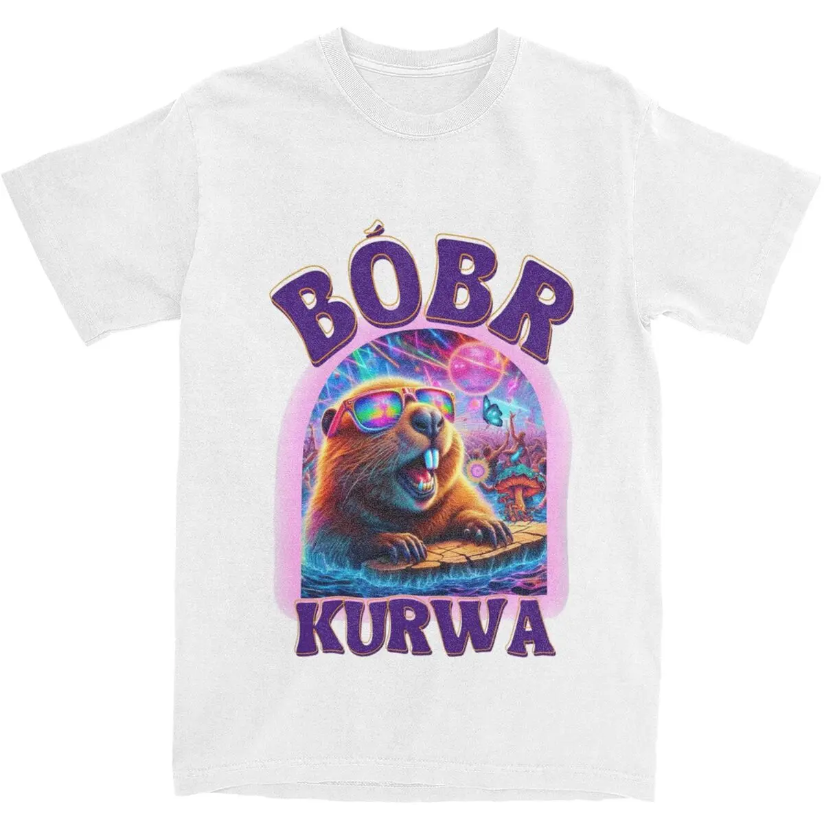 Bobr Kurwa T-Shirt The Rave Beaver Hip Hop T Shirts Short Sleeve Vintage Tshirt Summer Cotton Crew Neck Oversize Tees