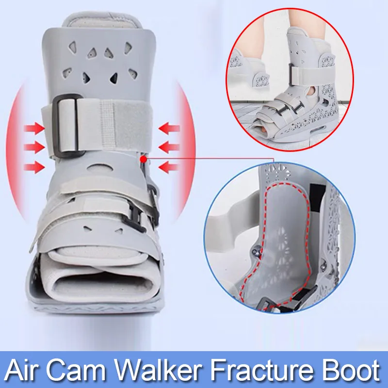 

1Pcs Medical Walker Boot-Ankle Foot Orthosis-Air Cast Walker Boot-Ankle Plantar Splint Recover Injury Fasciitis Brace Guard