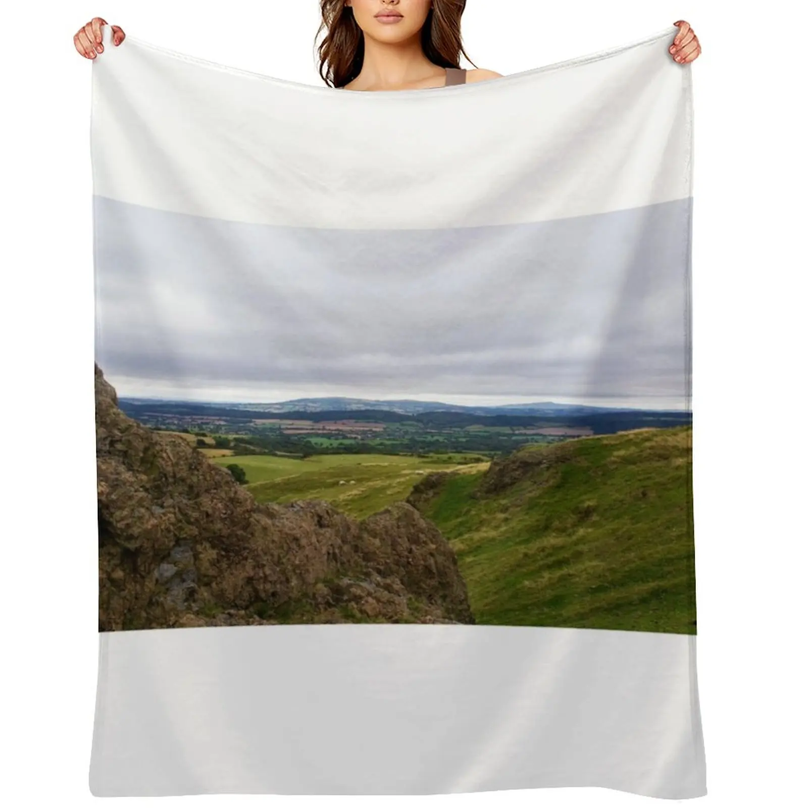 

View from the Battle Stones on Willstone Hill Throw Blanket for sofa Luxury Luxury Thicken Blankets