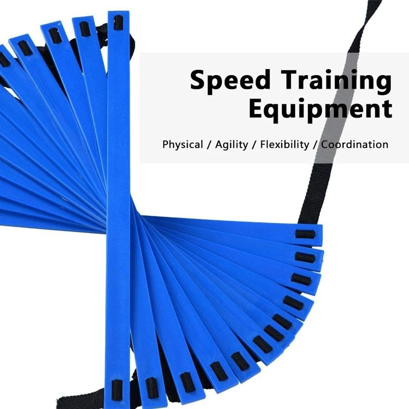 Speed Agility Training Set Includes Agility Ladder With Carrying Bag 10 Disc Cones For Hurdles Training Football