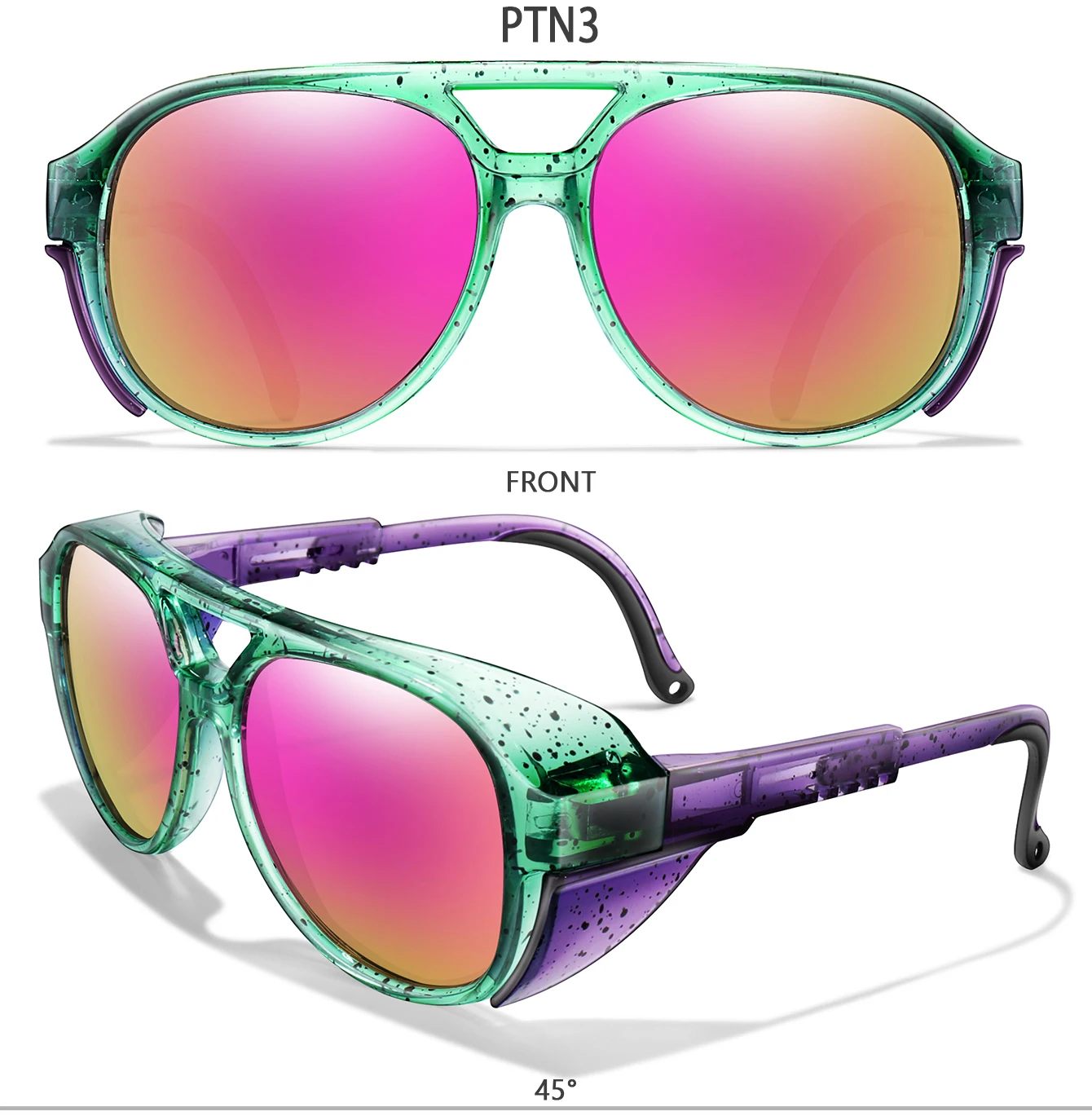 Unisex MTB-Radsport-Sonnenbrille, UV400, Punk-Stil, winddichte Schutzbrille, Outdoor-Sport, Rennrad, Camping, Brillen für Männer und Frauen – Detail 6