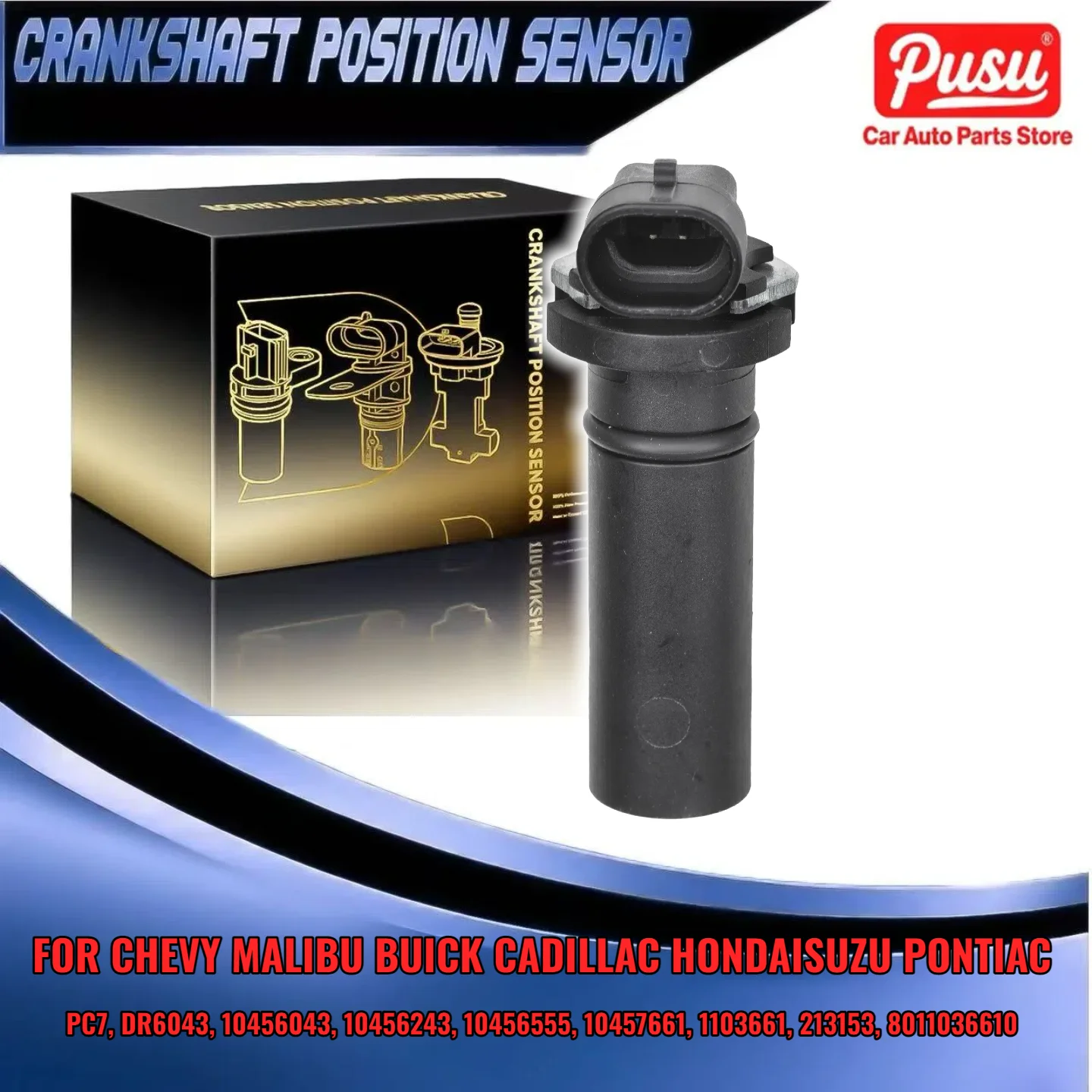 

Crankshaft Position Sensor for Chevrolet Impala Malibu Buick Century Honda GMC PC7 DR6043 10456043
