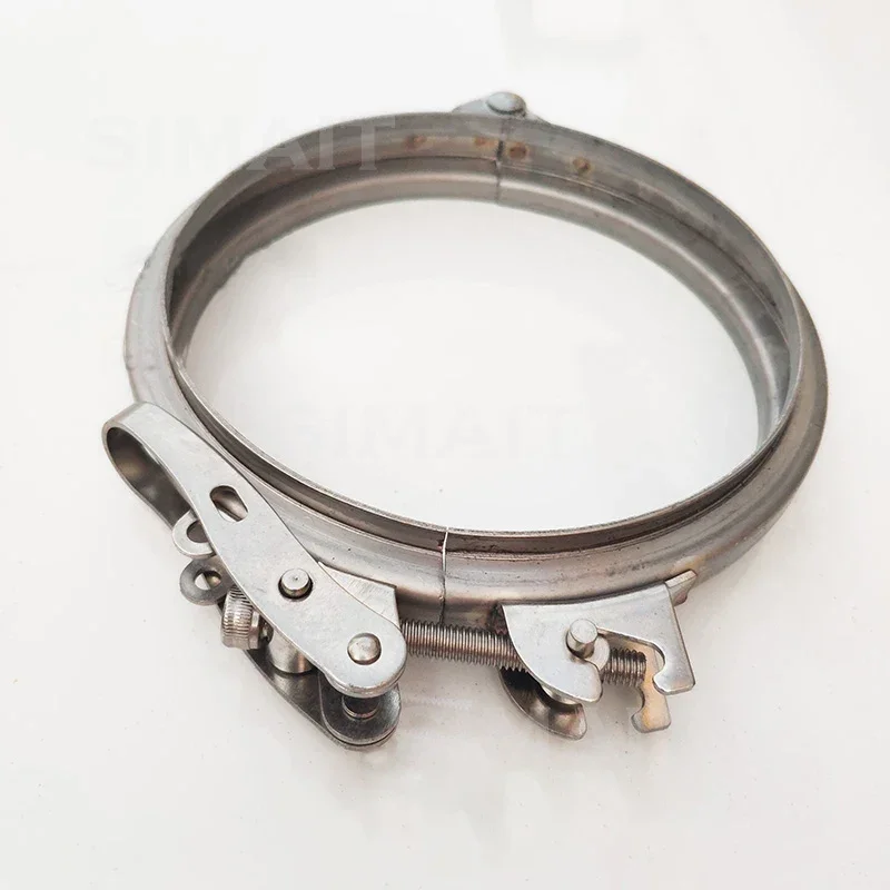 Adjustable Quick Release Pipe Clamp 80-300mm | Stainless Steel/Galvanized Round Duct Hose Clamp