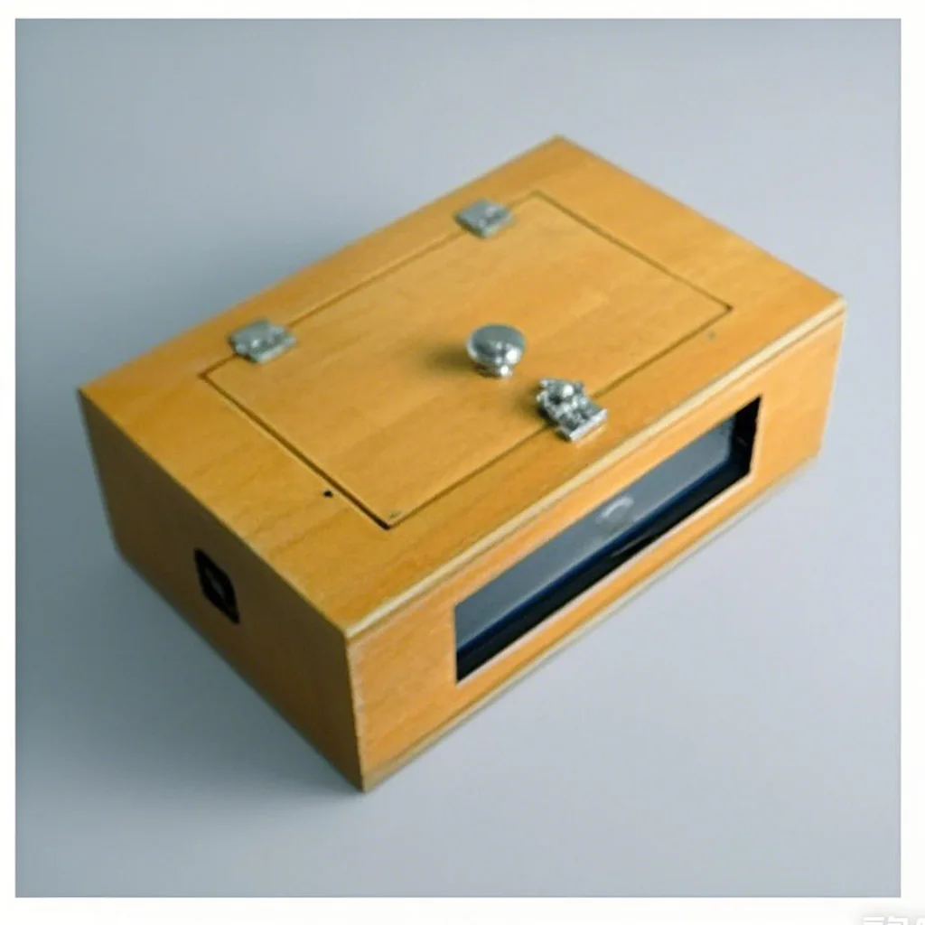 

See Thru Tip Over Box Magic Trick Mentalism Stage Magia Comedy Close Up Magician Classic Magie Props(Wooden)