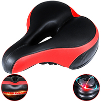 Bicycle 3d Gel Saddle Extra Wide Comfort Ultra Soft Saddle Mountain Bike Soft Silicone Padded Seat Pad Bike Spare Parts