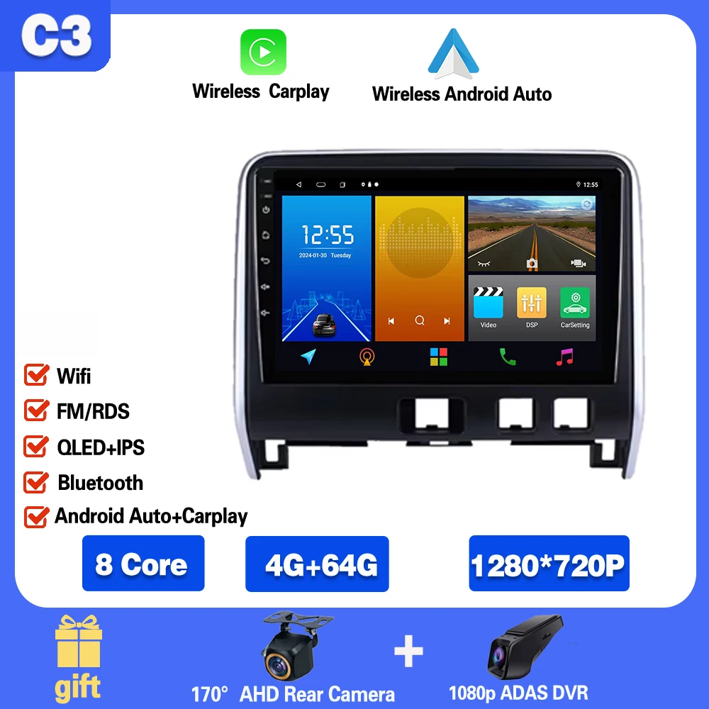 Android 15 Car Radio for Nissan Serena 2016-2019
