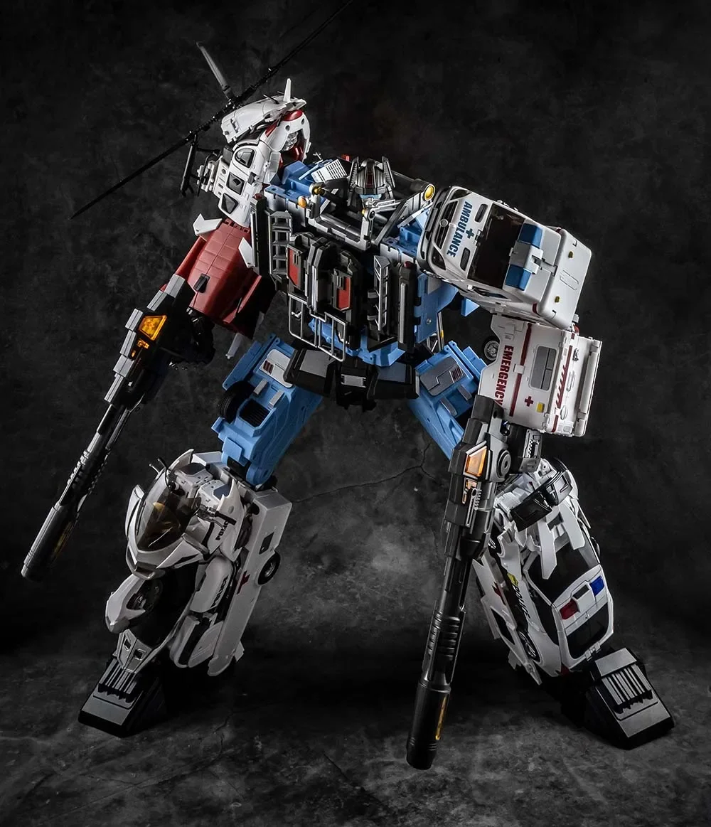 In Stock New Transformation Toy Generation GT-08E Guardian Foo Fighter Inferno Defensor MP Action Figure Toy Collection Gift