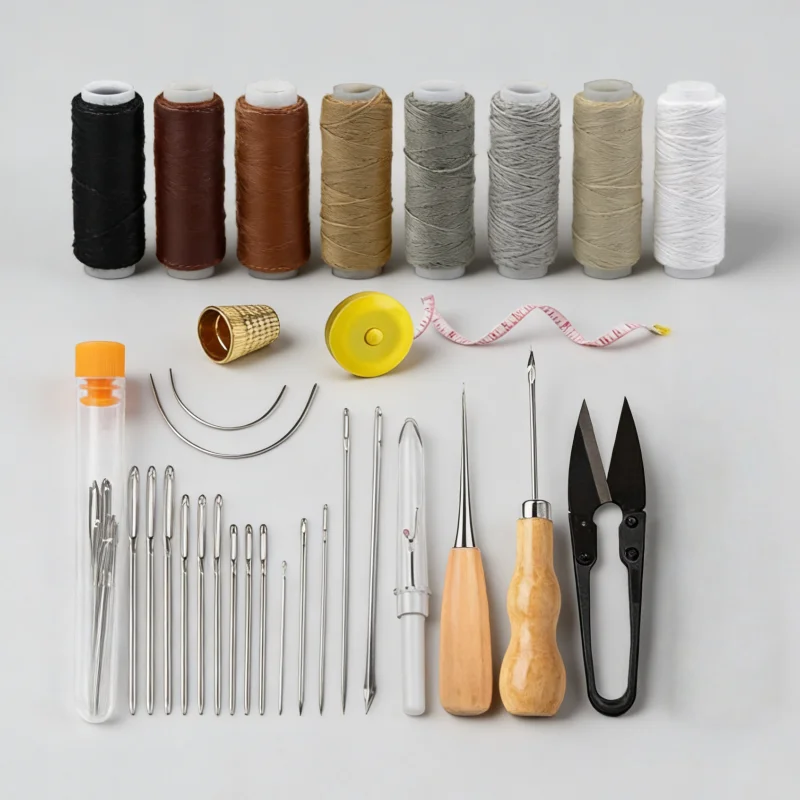 Leatherwork Hand Sewing Needles - Stoffenreparatie Naaiset Heavy Duty Naaiset Lederbewerkingsgereedschap