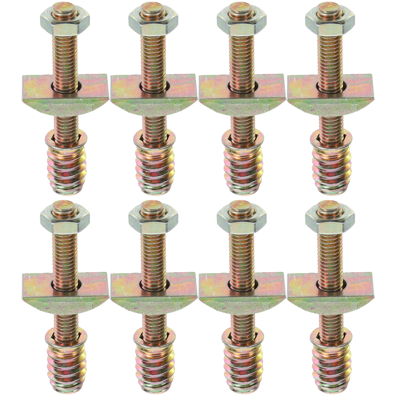 

8 set 8 Sets Screw Rod Connection Hardware Kit for Bed Frames Adjustable Headboard Bolts Furniture Legs Iron Corrosion