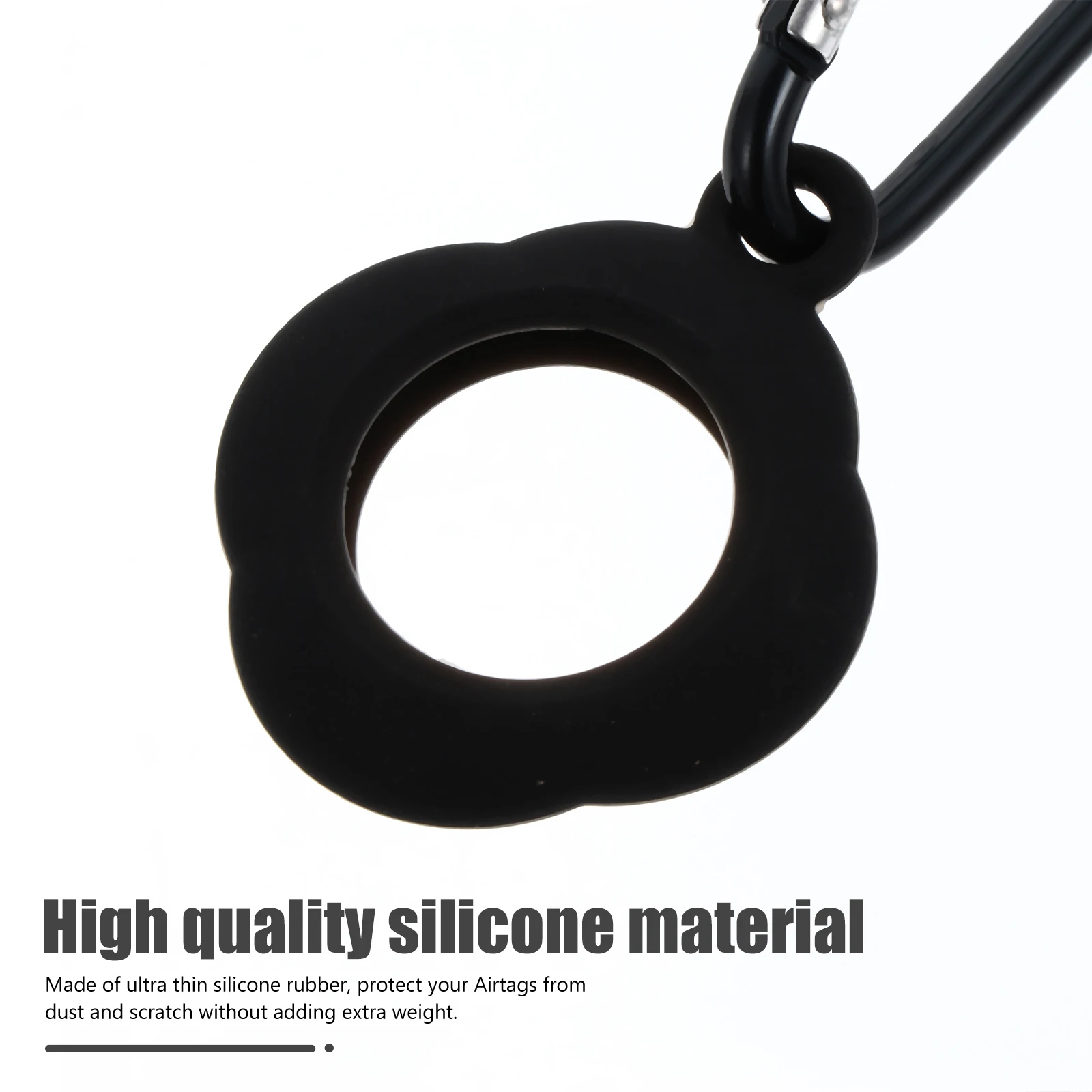 

4pcs Silicone Protective Case For Smart Tracer Durable Wear Resistant Pet Cover Anti Loss Compatible With Airtags Smart