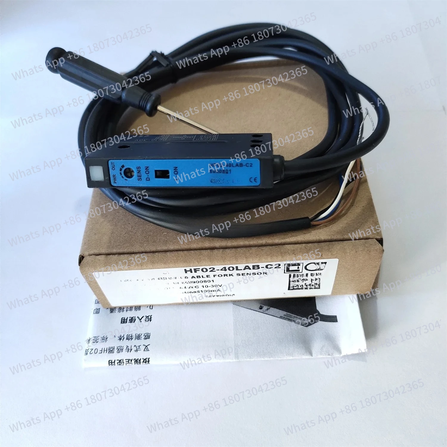 

1PCS New Original Genuine HF02-40LAB-C2 slot label electric eye sensor labeling machine detection