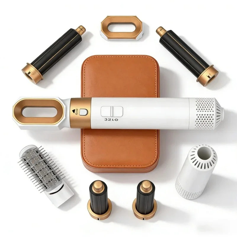 

5 in 1 Hair Styler Powerful Fast Drying Ionic Hair Dryer High Speed Hot Comb Brush Set Professional Hair straghtener