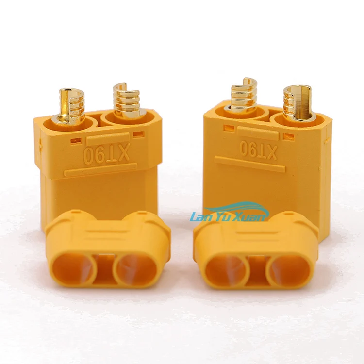 50Pairs XT90H Sheath XT90+ Gold-plated Model Connector Female General AMASS Genuine Model Fittings
