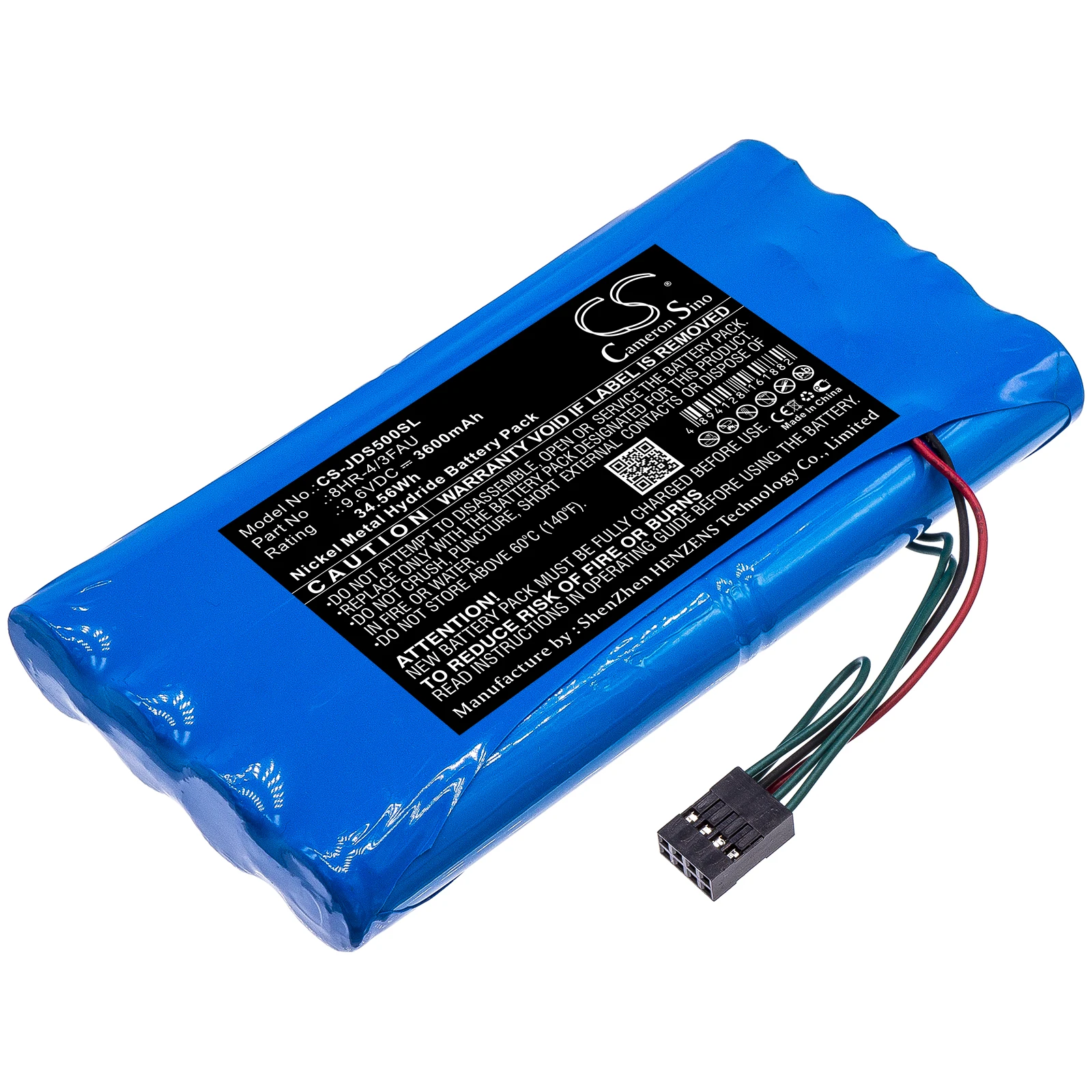 

CameronSino 8HR-4/3FAU 3600mAh 9.6V Battery for JDSU Tester ANT-5 ACTERNA ANT-5