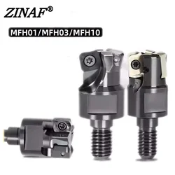 MFH 01 03 10 MFH03 Lock teeth 10-35 Replace Kyocera Fast-forward feed milling cutter for LPGT010210 LOGU030310 SOMT100420 insert