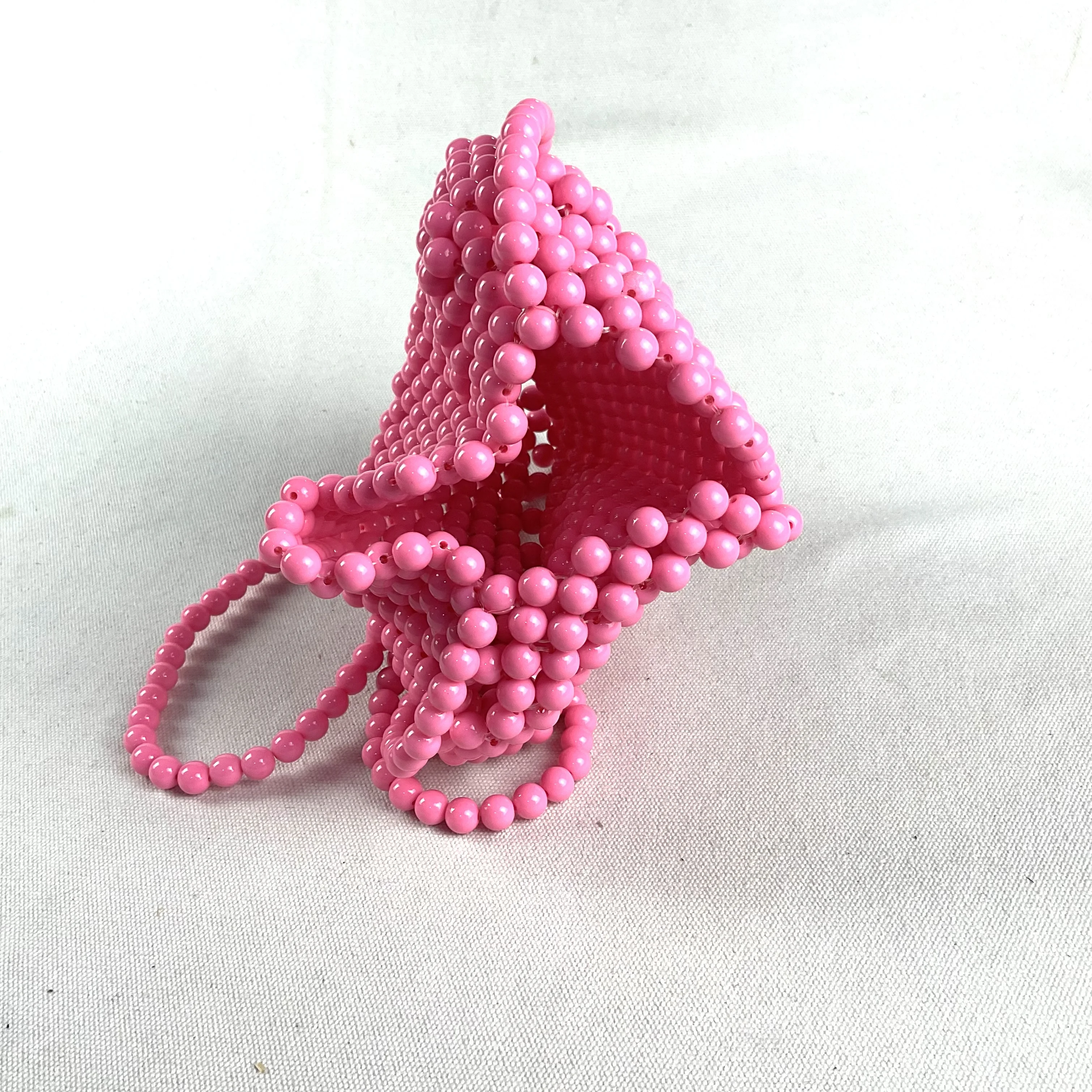 Ladies New Look Handmade Heart Shape Beading Crossbody Bags Stylish Chic Wedding  Party Dating Bag Girls Casual Cute Daily Purse