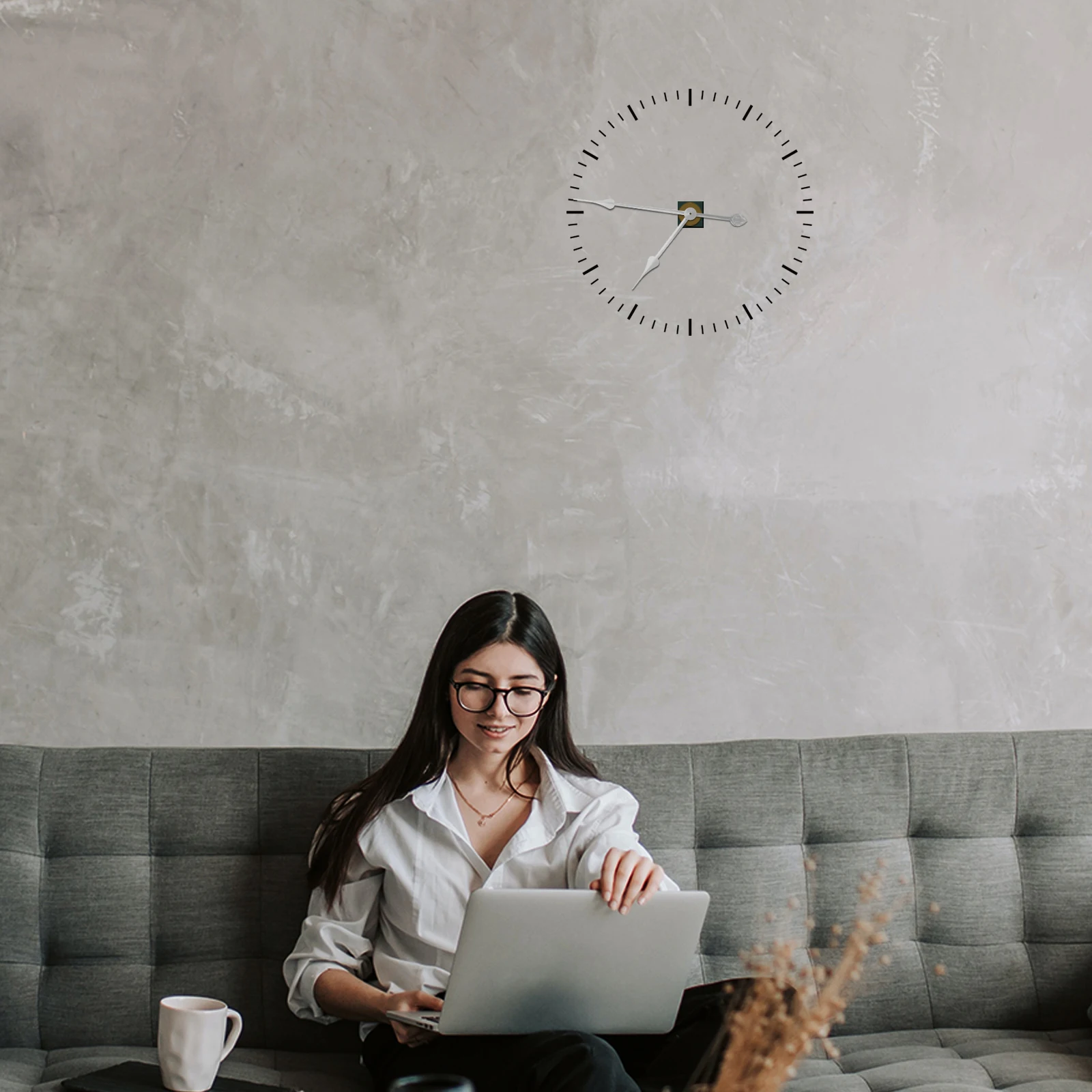 

4Pcs Clock Accessories Strong Fade Resistant Hands for Quartz Wall Clock Replacement Repair DIY Supplies Mute Hands