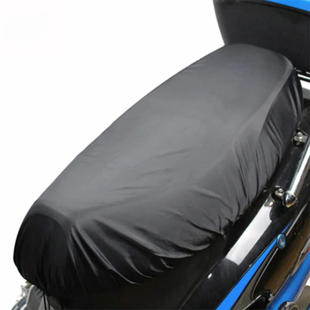 Motorcycle Rain Seat Cover Flexible Waterproof Saddle Cover Black Oxford Cloth Sun Sown Protect Motorcycle Accessories