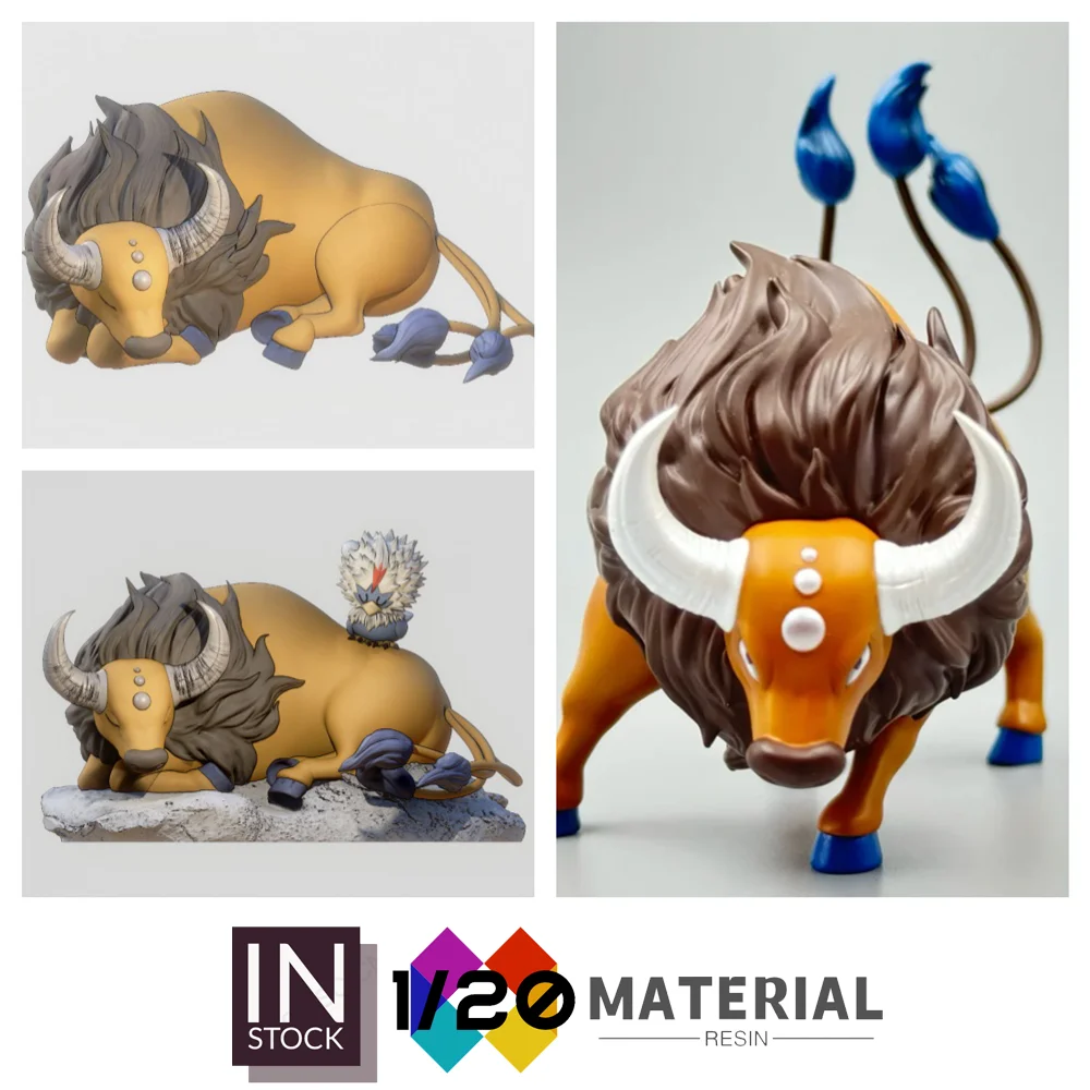 

[In Stock]1/20 Resin Scale World [GOLDEN CITY] - Tauros - Tauros Sleeping & Rufflet