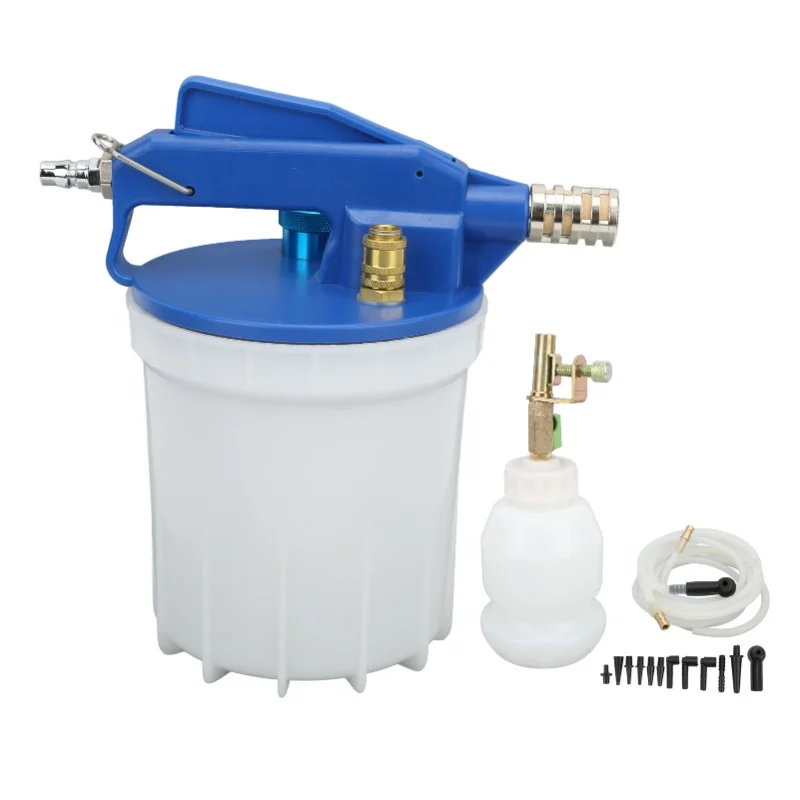 Pneumatic Brake Fluid Bleeder Kit 2L Explosionproof Vacuum Brake Oil Extractor For Transmission Oil Draining