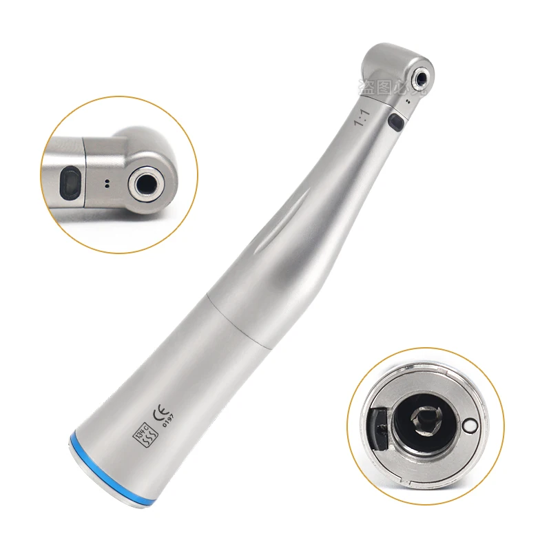 Dental Low Speed Handpiece Fiber Optical Handpiece LED Contra Angle X25 X25L 1:1Dental High Speed Handpiece